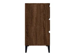 Aparador Roble Marrón 60x35x70 cm Madera de ingeniería