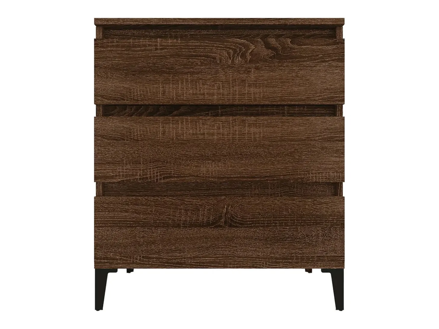 Aparador Roble Marrón 60x35x70 cm Madera de ingeniería