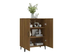 Aparador Roble Marrón 70x34x90 cm Madera de ingeniería