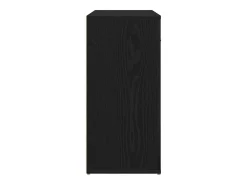 Aparador Roble Negro 80 x 33 x 70 cm Madera contrachapada