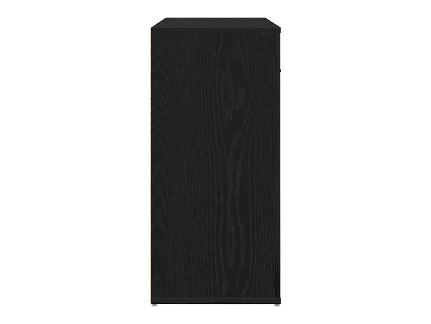 Aparador Roble Negro 80 x 33 x 70 cm Madera contrachapada