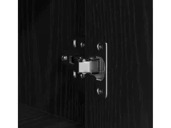 Aparador Roble Negro 80 x 33 x 70 cm Madera contrachapada