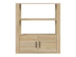 Aparador Roble Sonoma 80x30x90 cm Madera de ingeniería