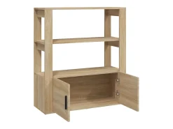 Aparador Roble Sonoma 80x30x90 cm Madera de ingeniería
