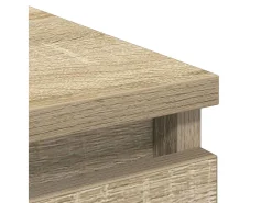Aparador roble Sonoma 37,5x35x76 cm madera de ingeniería