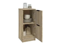 Aparador Roble Sonoma 30x30x70 cm Madera de ingeniería