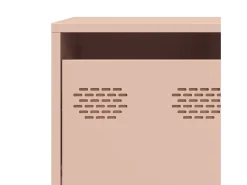 Aparador rosa 135x39x73,5 cm acero laminado en frío