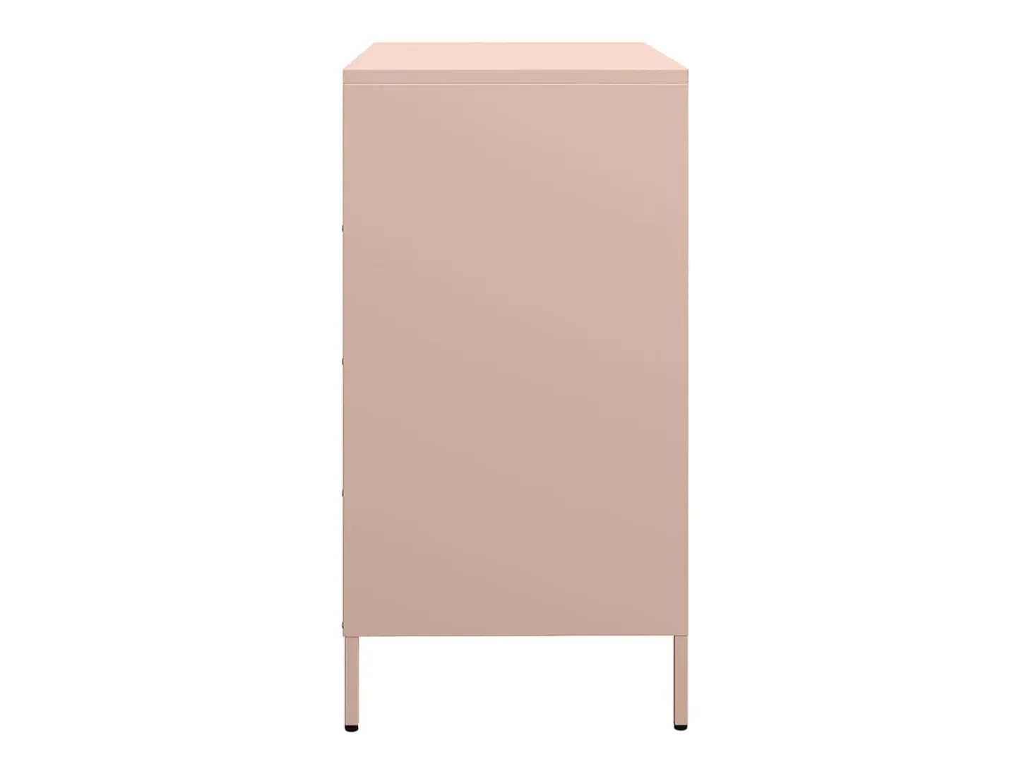 Aparador rosa 68x39x73,5 cm acero laminado en frío