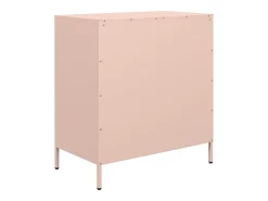 Aparador rosa 68x39x73,5 cm acero laminado en frío