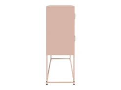 Aparador rosa 100,5x39x107 cm acero