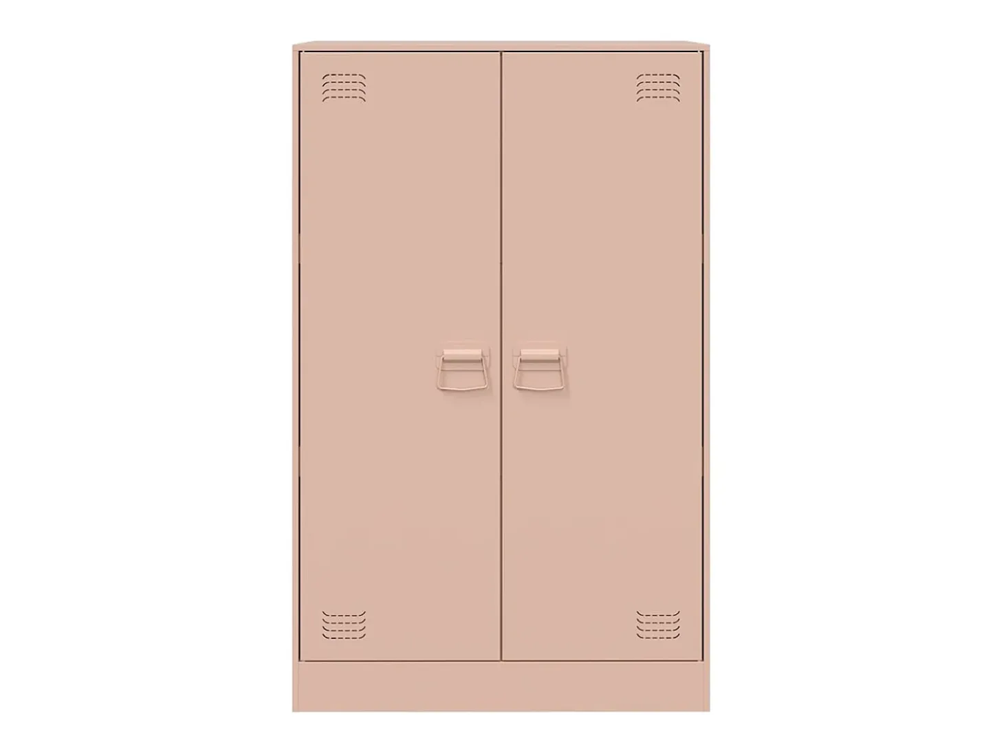 Aparador rosa 67x39x107 cm acero