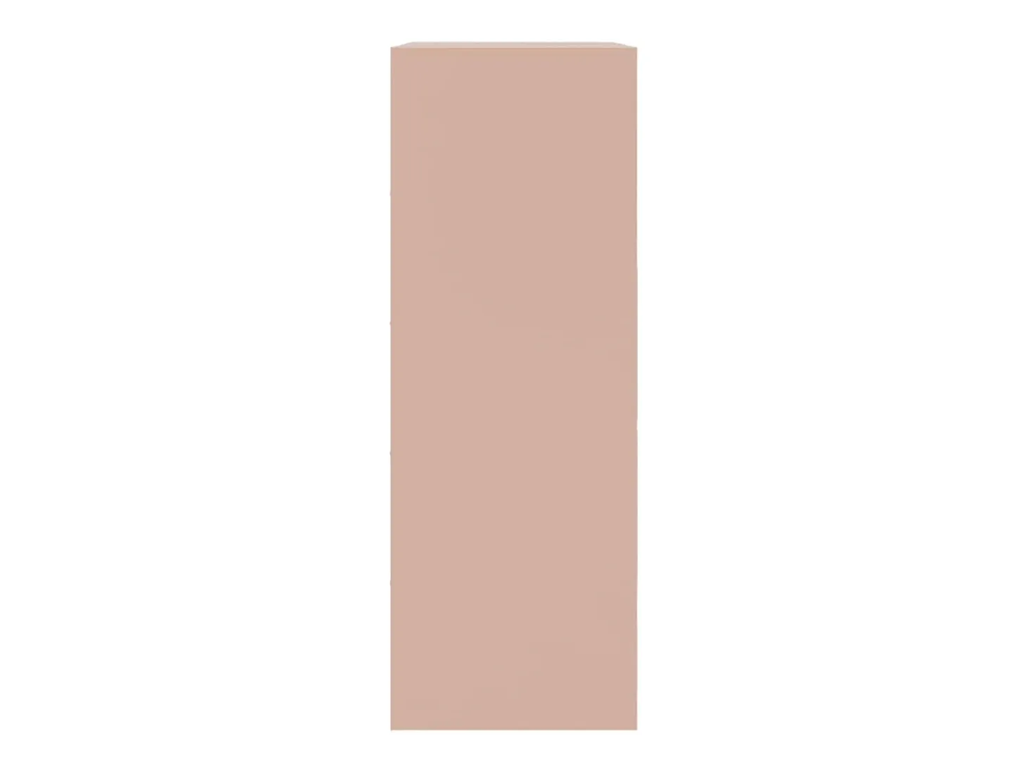 Aparador rosa 67x39x107 cm acero