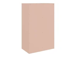 Aparador rosa 67x39x107 cm acero