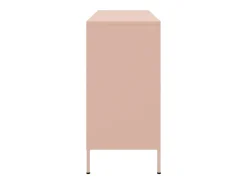 Aparador rosa 100,5x39x79 cm acero