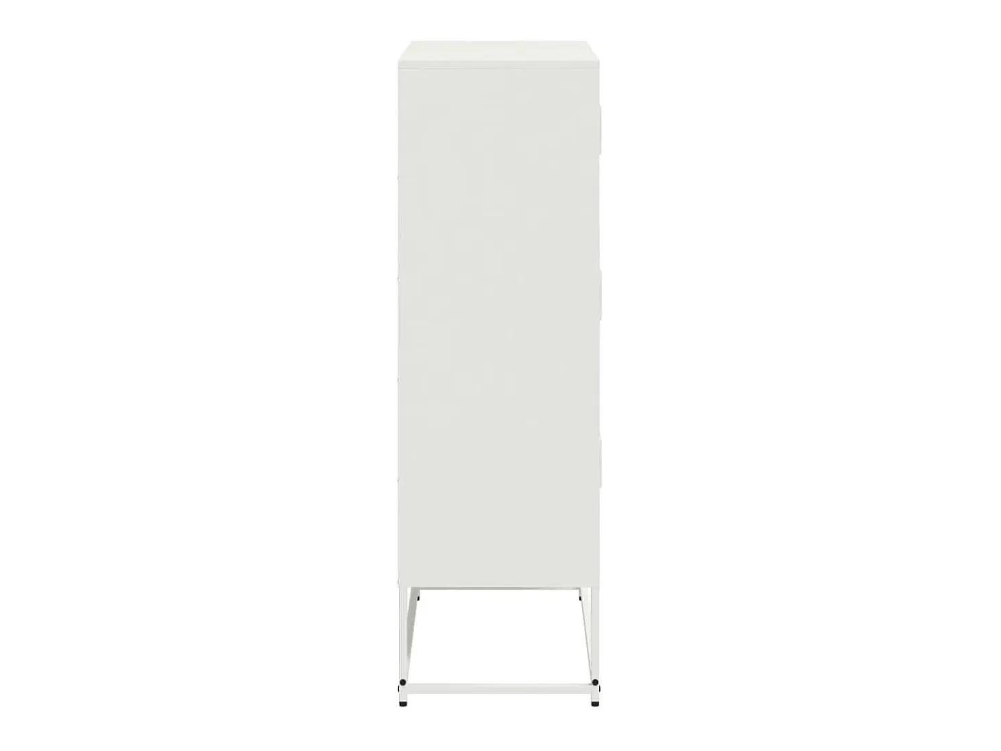 Aparador rosa 68,5x38,5x123,5 cm acero