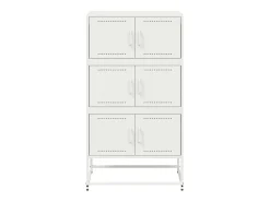 Aparador rosa 68,5x38,5x123,5 cm acero