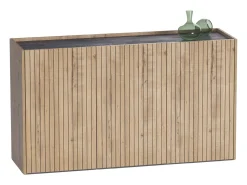 Aparador Salón Irati Moderno Roble Gold y Mármol 140 cm