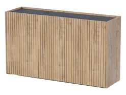 Aparador Salón Irati Moderno Roble Gold y Mármol 140 cm