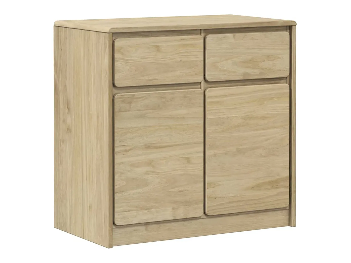 Aparador SAUDA roble 80x43x75,5 cm madera maciza de pino