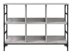 Aparador Sonoma gris 102x32x73,5 cm madera de ingeniería