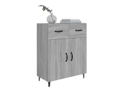 Aparador Sonoma gris 69,5x34x90 cm madera de ingeniería