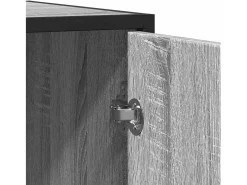 Aparador Sonoma gris 92x35x76 cm madera de ingeniería