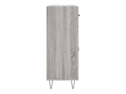 Aparador Sonoma gris 69,5x34x90 cm madera de ingeniería