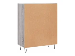 Aparador Sonoma gris 69,5x34x90 cm madera de ingeniería