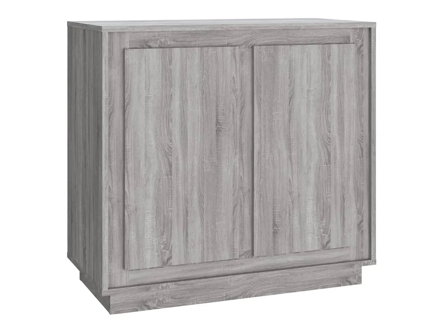 Aparador Sonoma gris 80x34x75 cm madera de ingeniería