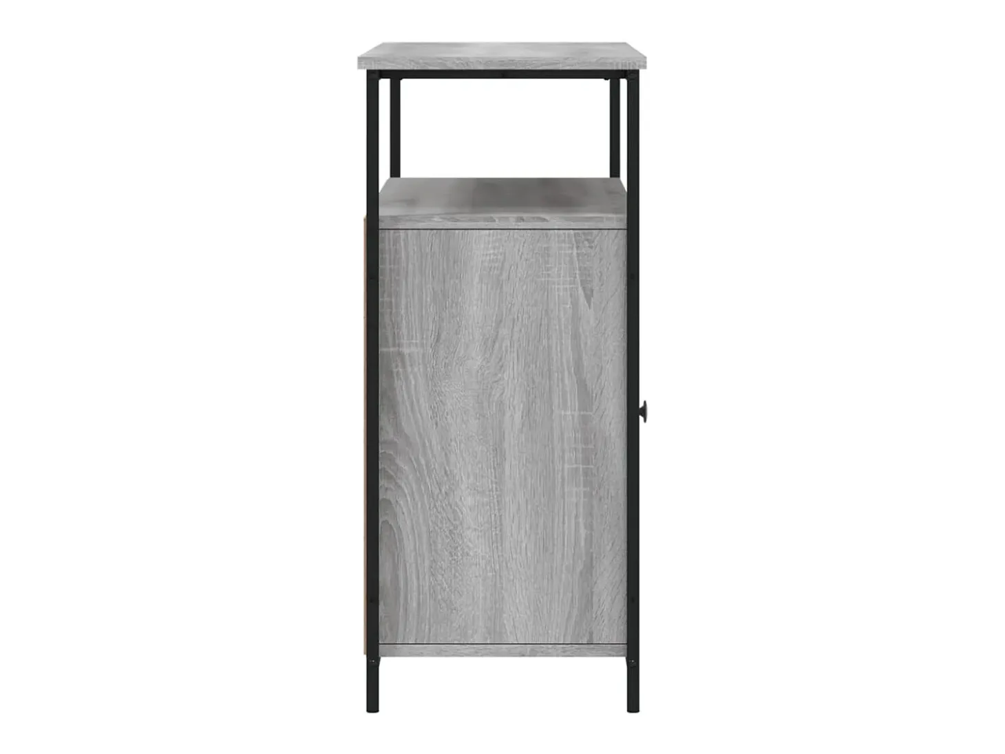 Aparador Sonoma gris 100x35x80 cm madera de ingeniería
