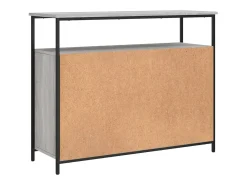 Aparador Sonoma gris 100x35x80 cm madera de ingeniería