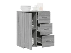 Aparador Sonoma gris 60x31x70 cm madera de ingeniería