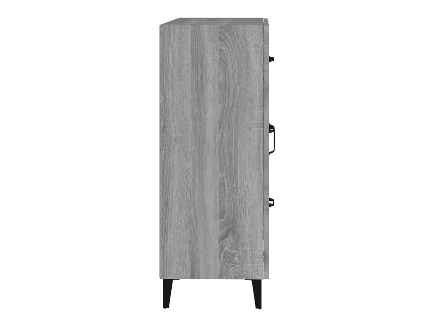 Aparador Sonoma gris 69,5x34x90 cm madera de ingeniería