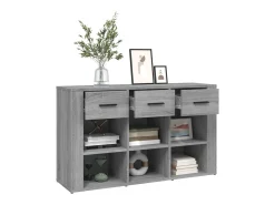 Aparador Sonoma gris 100x30x59,5 cm Madera de ingeniería