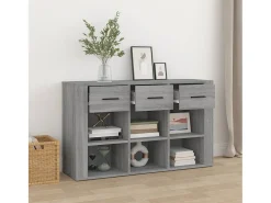 Aparador Sonoma gris 100x30x59,5 cm Madera de ingeniería