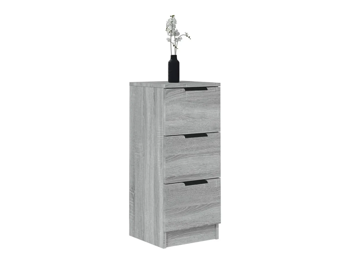 Aparador Sonoma gris 30x30x70 cm Madera de ingeniería