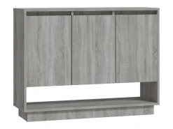 Aparador Sonoma gris 97x31x75 cm Madera de ingeniería