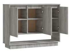 Aparador Sonoma gris 97x31x75 cm Madera de ingeniería