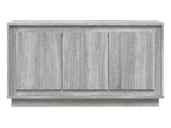 Aparador Sonoma gris 102x35x55 cm madera de ingeniería
