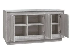 Aparador Sonoma gris 102x35x55 cm madera de ingeniería