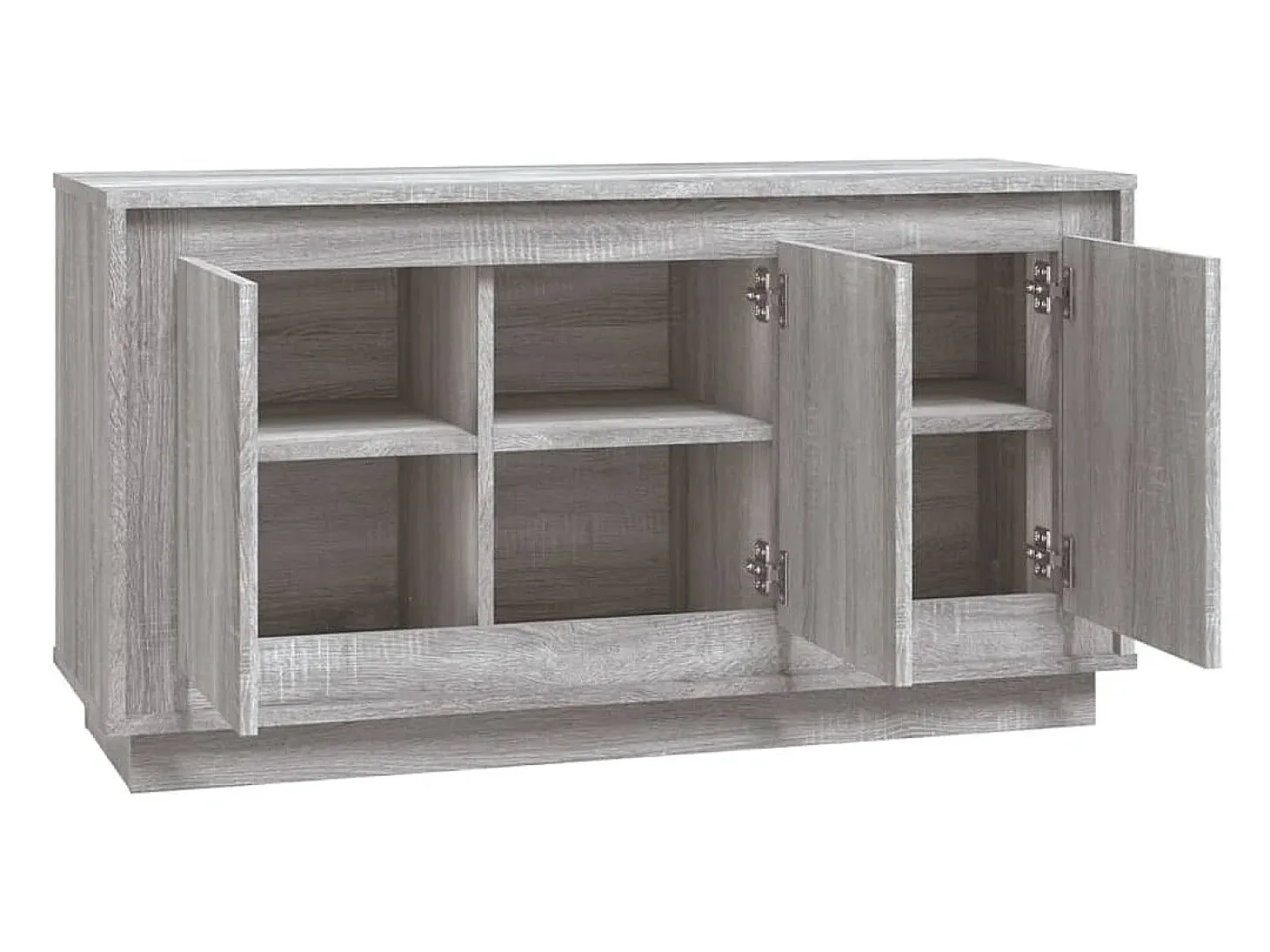 Aparador Sonoma gris 102x35x55 cm madera de ingeniería