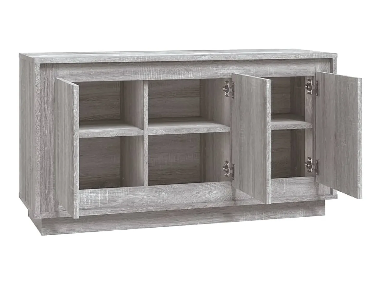 Aparador Sonoma gris 102x35x55 cm madera de ingeniería