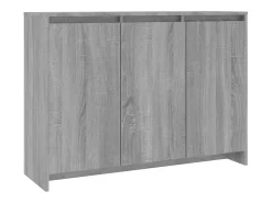 Aparador Sonoma Gris 102x33x75 cm Madera de Ingeniería