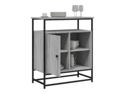 Aparador Sonoma gris 69x35x80 cm madera de ingeniería