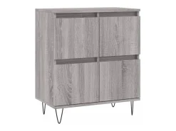 Aparador Sonoma gris 60x35x70 cm Madera de ingeniería