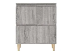 Aparador Sonoma gris 60x35x70 cm Madera de ingeniería