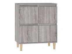 Aparador Sonoma gris 60x35x70 cm Madera de ingeniería