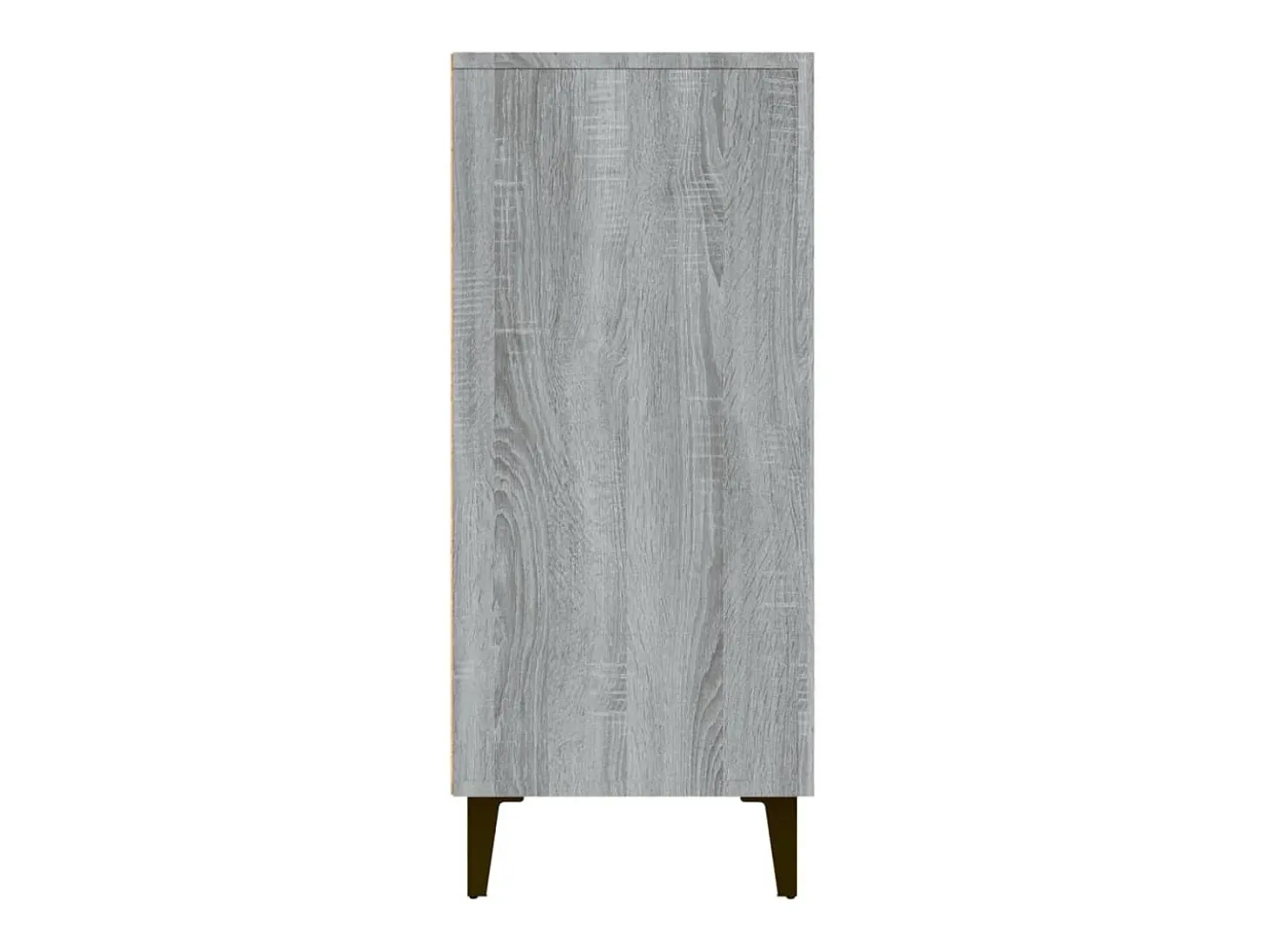 Aparador Sonoma gris 90x34x80 cm madera de ingeniería