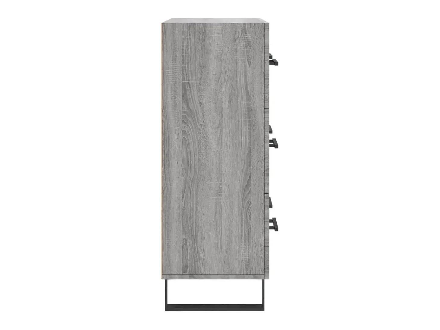 Aparador Sonoma gris 69,5x34x90 cm madera de ingeniería