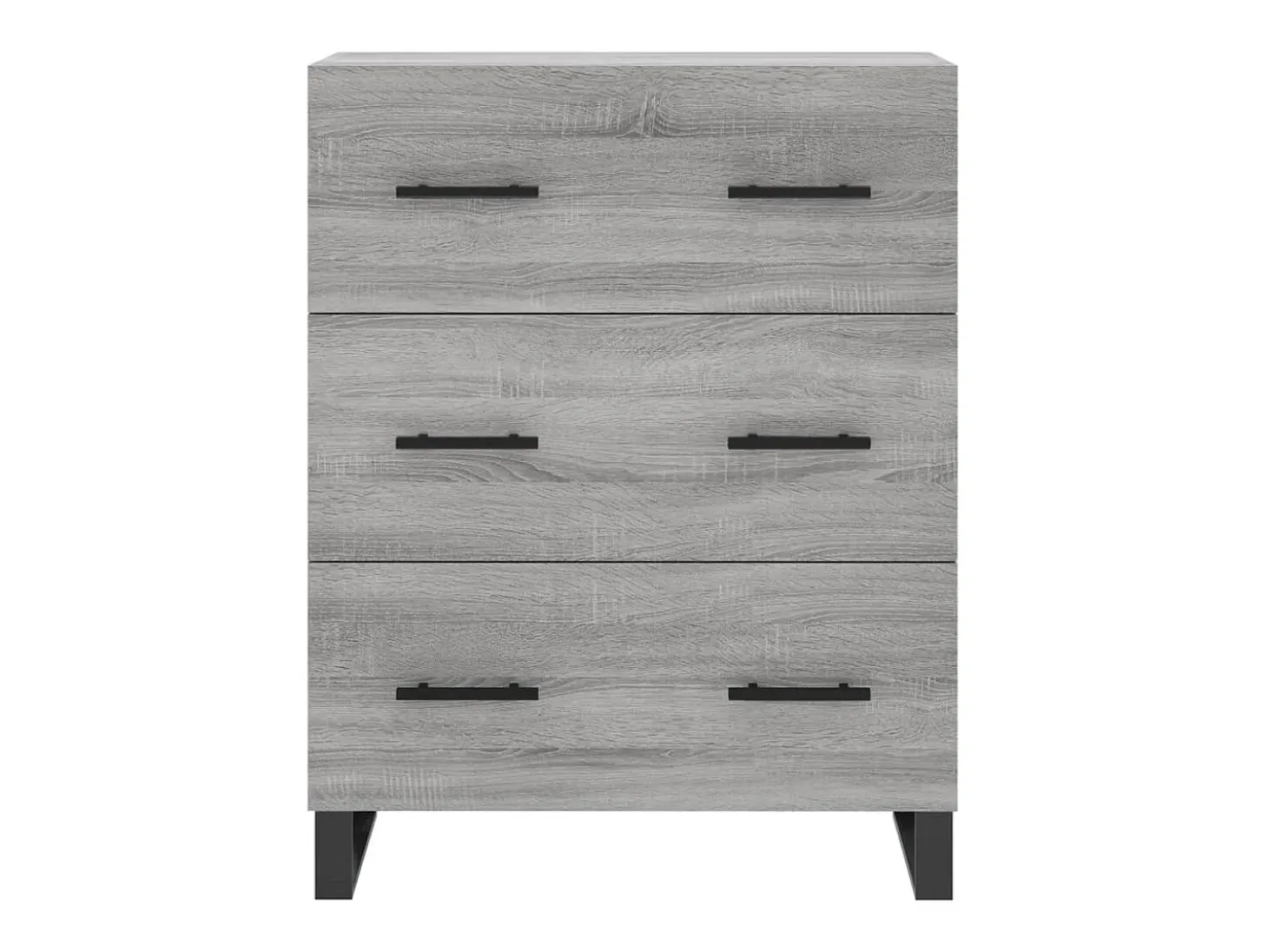 Aparador Sonoma gris 69,5x34x90 cm madera de ingeniería
